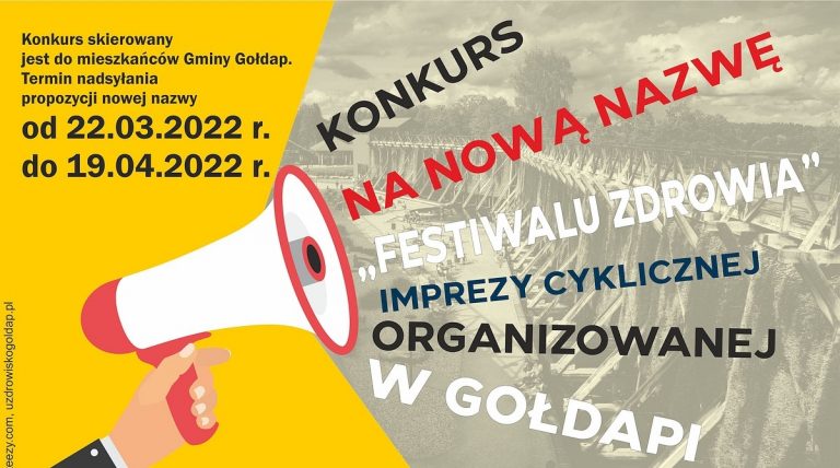 Konkurs na nową nazwę „Festiwalu zdrowia”