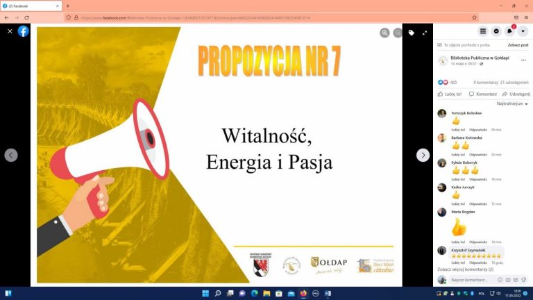 Witalność, Energia, Pasja