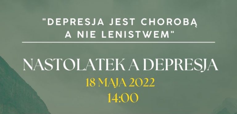 „Depresja jest chorobą a nie lenistwem”