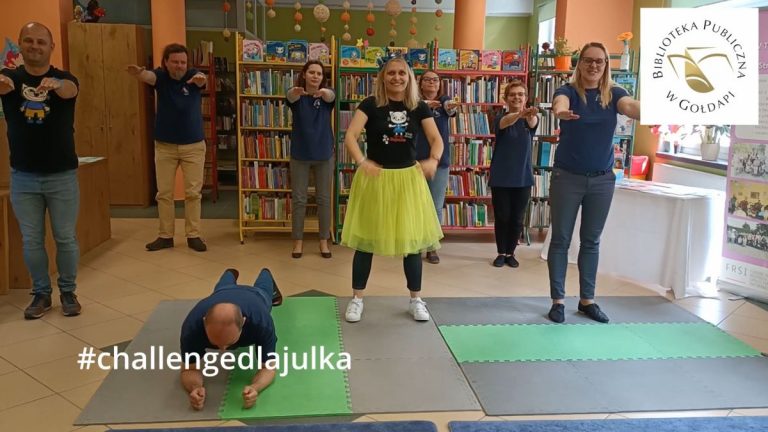 Biblioteka Publiczna w Gołdapi włącza się do akcji #challengedlaJulka!❤️