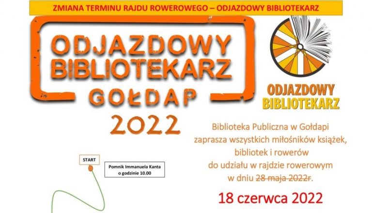 Zmiana terminu rajdu rowerowego – ODJAZDOWY BIBLIOTEKARZ