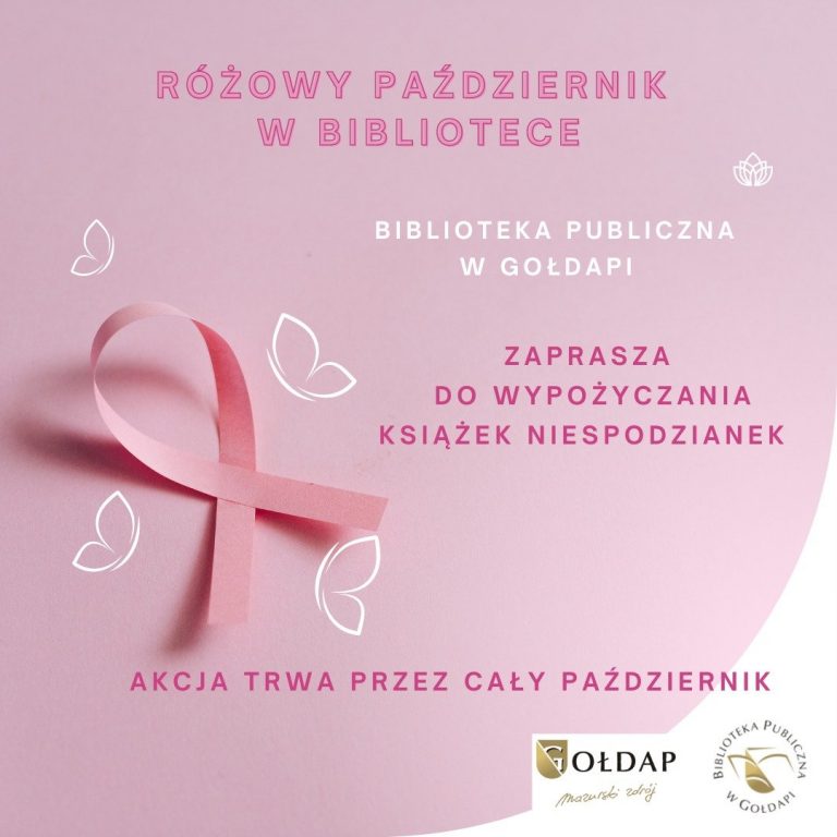 Różowy październik w bibliotece 💌