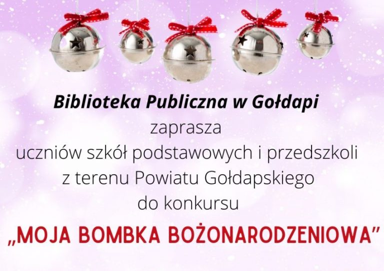 Konkurs „Moja bombka bożonarodzeniowa”