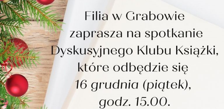 DKK w Grabowie zaprasza na spotkanie