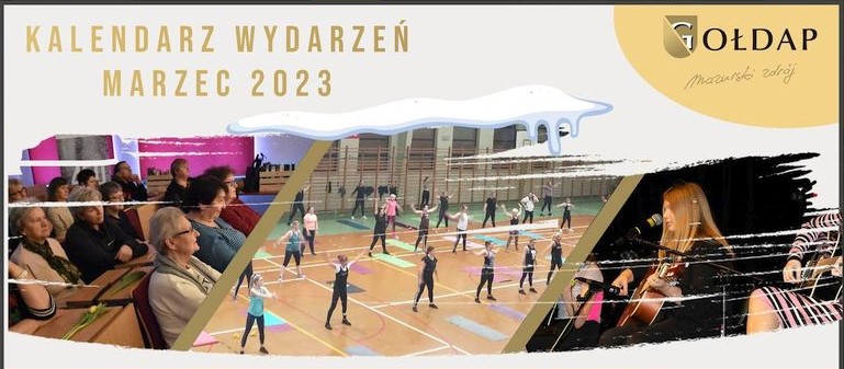 Kalendarz wydarzeń na marzec 2023