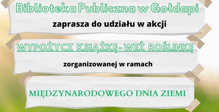 Dzień Ziemi w bibliotece