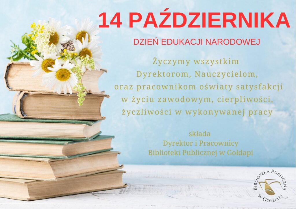 Plakat na Dzień Edukacji Narodowej