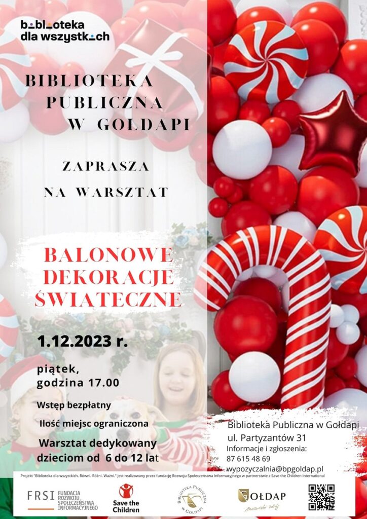 Plakat informujący o wydarzeniu.