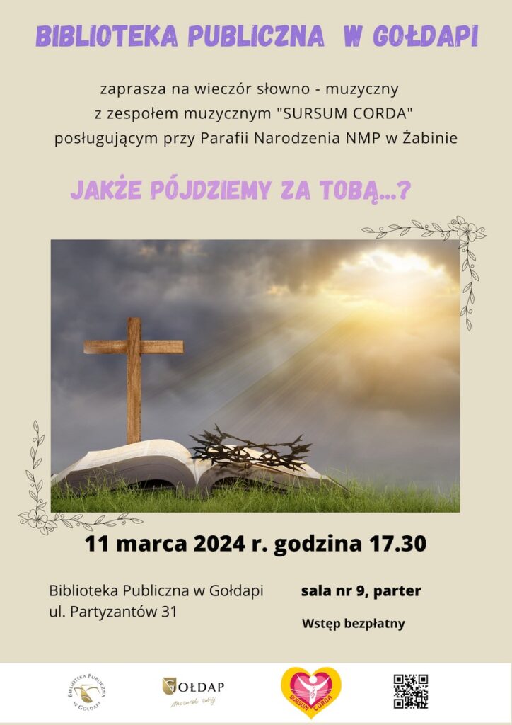 Plakat informujący o wydarzeniu. 