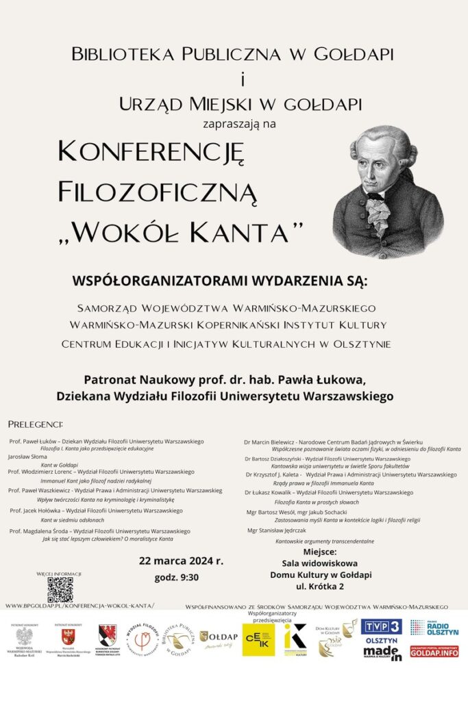 Plakat informacyjny o wydarzeniu- konferencji