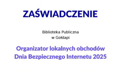 Dzień Bezpiecznego Internetu 2025 – podziękowanie za udział