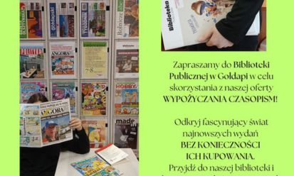 Zapraszamy do Biblioteki Publicznej w Gołdapi!