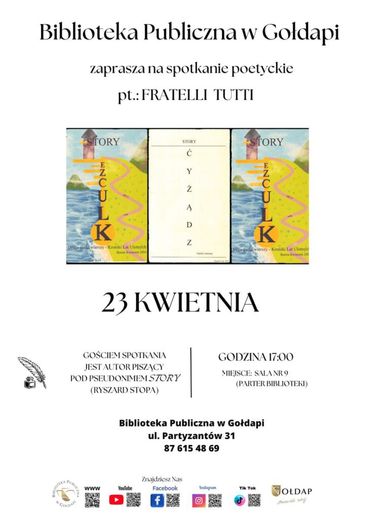 Na zdjęciu widzimy plakat informujący o wydarzeniu.