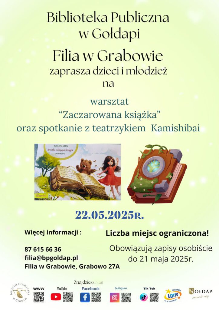 Na zdjęciu widzimy plakat informujący o wydarzeniu. 
