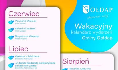 Wakacyjny Kalendarz Wydarzeń Gminy Gołdap!