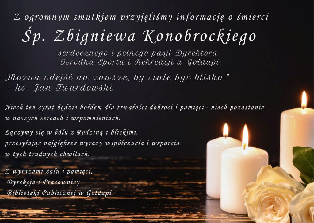 Na zdjęciu widzimy plakat informujący o wydarzeniu.