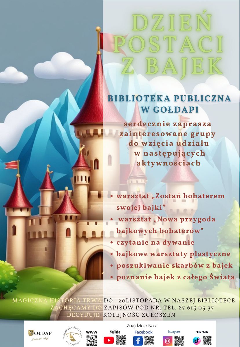 Plakat informujący o wydarzeniu.