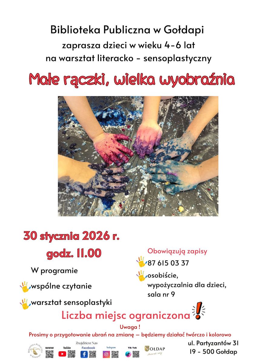 Plakat informacyjny o wydarzeniu