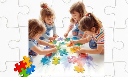 Międzynarodowy Dzień Puzzli w bibliotece