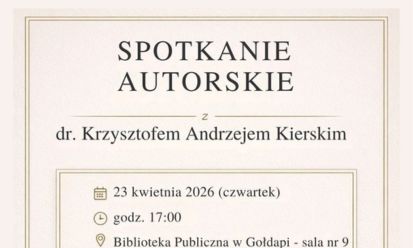 Spotkanie z dr. Krzysztofem Andrzejem Kierskim