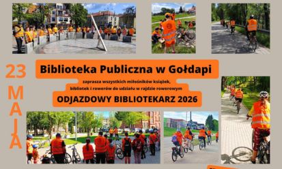 23 maja wsiadamy na rowery- Odjazdowy Bibliotekarz!
