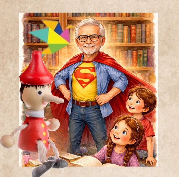 Tata – nasz super bohater. Historia Dżeppetta i Pinokia