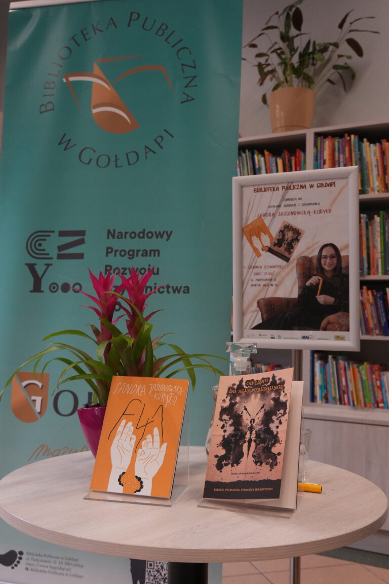 Literatura, emocje i inspirujące rozmowy – spotkanie autorskie z  Sandrą Jasionowską-Kuryło