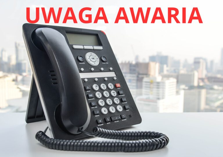 Uwaga! Awaria telefonów