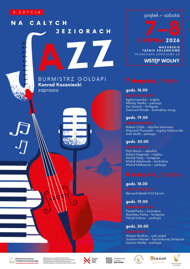 🎷✨ Na całych jeziorach JAZZ – 2. edycja ✨🎷 🎶